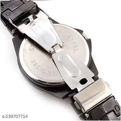Luxury Inspired Black Arabic Dial Watch
