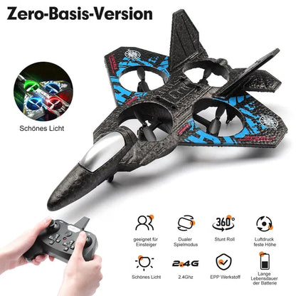 DRONE, RC Plane, 2.4 GHz Remote Controlled Aeroplane Jet Fighter Quadcopter Aircraft
